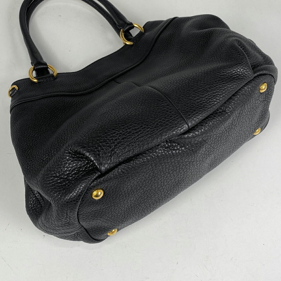 Prada 2WAY Bag Leather Tote Nero - Picture 1 of 7